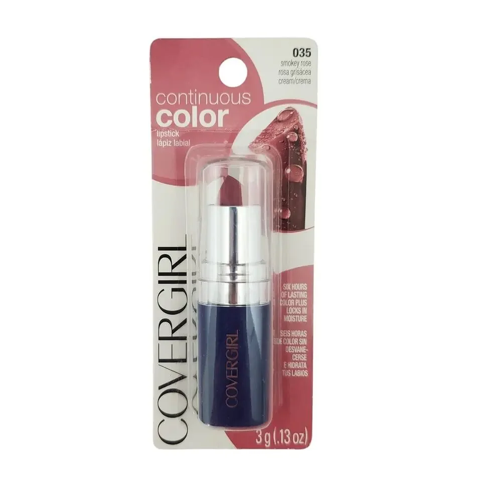 CoverGirl Continuous Color Lipstick 35 Smokey Rose 0.13 oz